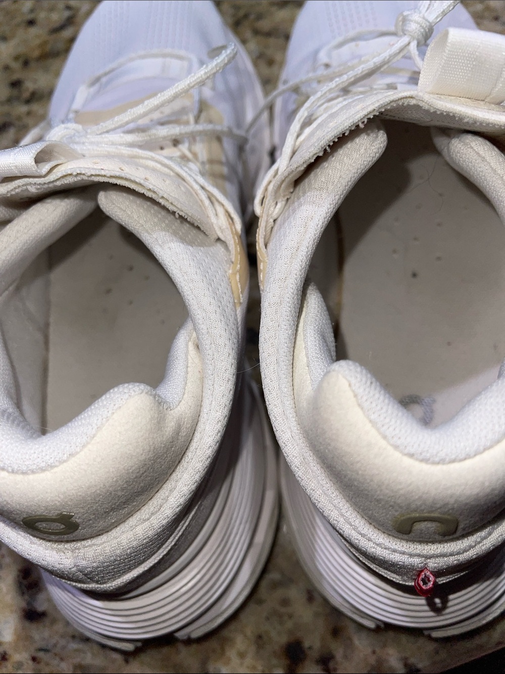 On Cloudnova 2 Lightweight White Sneakers with Cream Accents - Picture 10 of 11